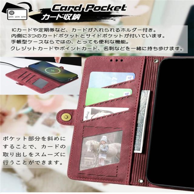 aquos sense9 shg14ケース スマホケース コインケース付き BASIO